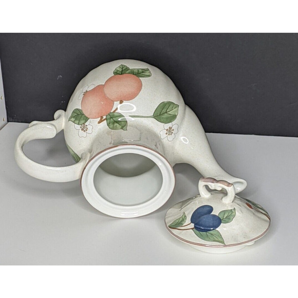 Mikasa Country Classics FRUIT PANORAMA Tall Coffee Pot 6 Cup DC014 EUC - Picture 15 of 16